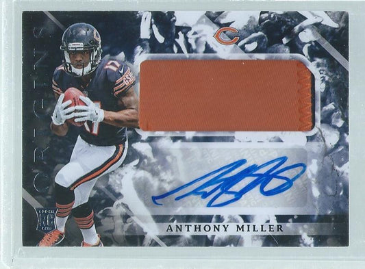 ANTHONY MILLER 2018 PANINI ORIGINS RPA 2-COLOR PATCH AUTO RC #134
