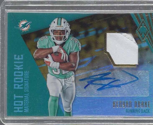 KENYAN DRAKE 2016 PANINI PHOENIX HOT ROOKIE PATCH AUTO RC #D 62/99