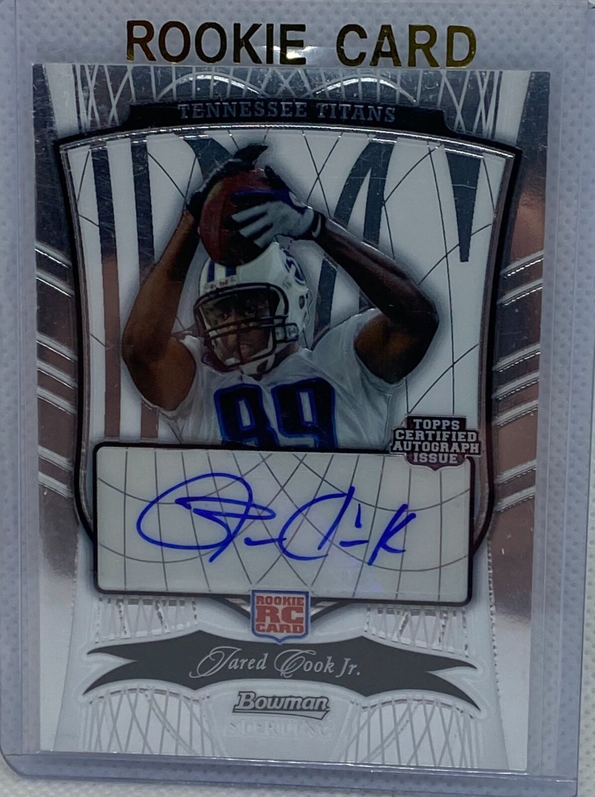 JARED COOK JR. 2009 TOPPS BOWMAN STERLING ROOKIE AUTO RC #D 223/499