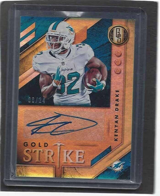 KENYAN DRAKE 2018 GOLD STANDARD GOLD STRIKE AUTO #D 6/24