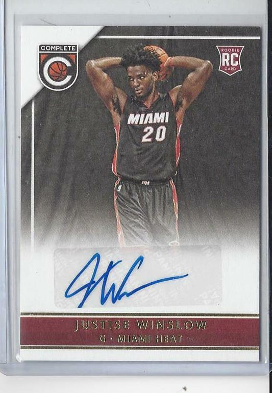 JUSTISE WINSLOW 2015-16 PANINI COMPLETE ROOKIE AUTO RC
