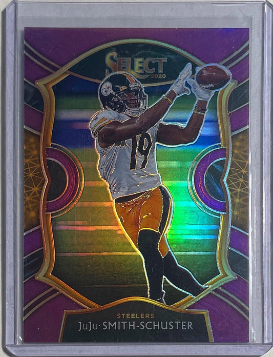 JUJU SMITH-SCHUSTER 2020 PANINI SELECT CONCOURSE PURPLE PRIZM #D 42/75