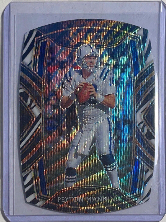 PEYTON MANNING 2020 PANINI SELECT CLUB LEVEL ZEBRA DIE-CUT PRIZM SSP #231