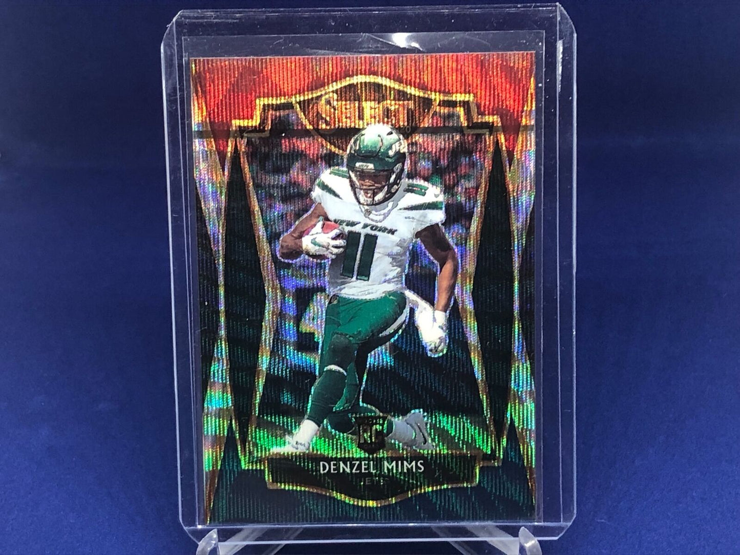 DENZEL MIMS 2020 PANINI SELECT PREMIER LEVEL RED WHITE BLUE PRIZM RC #D 174/199