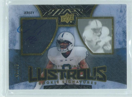 ALLEN ROBINSON 2014 EXQUISITE BLACK LUSTROUS JERSEY ON CARD AUTO RC #D 45/75
