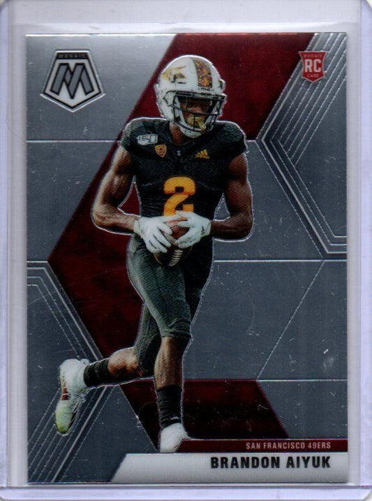 BRANDON AIYUK 2020 PANINI MOSAIC SHORT PRINT SP PHOTO VARIATION ROOKIE RC #210