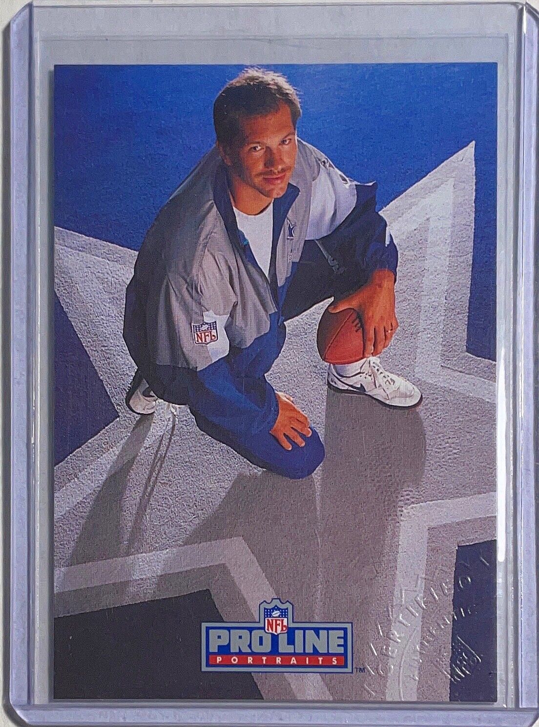 JAY NOVACEK 1992 NFL PRO LINE PORTRAITS ON CARD AUTO