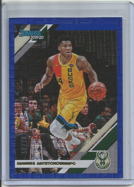 Giannis Antetokounmpo 2019-20 Donruss Choice INFINITE Blue #D 1/35