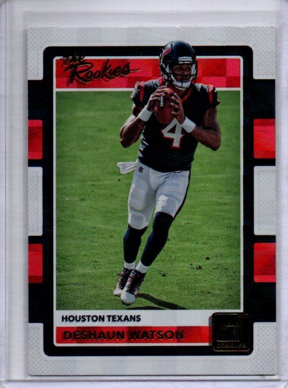 DESHAUN WATSON 2017 PANINI DONRUSS THE ROOKIES RC #8