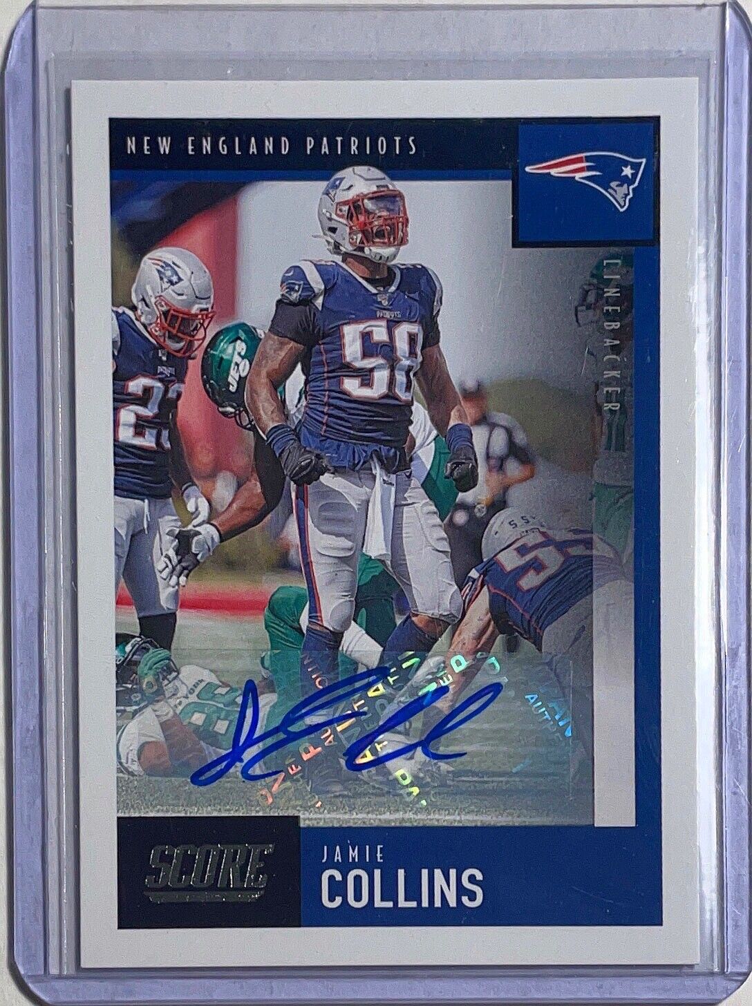 JAMIE COLLINS 2020 PANINI SCORE AUTO #27
