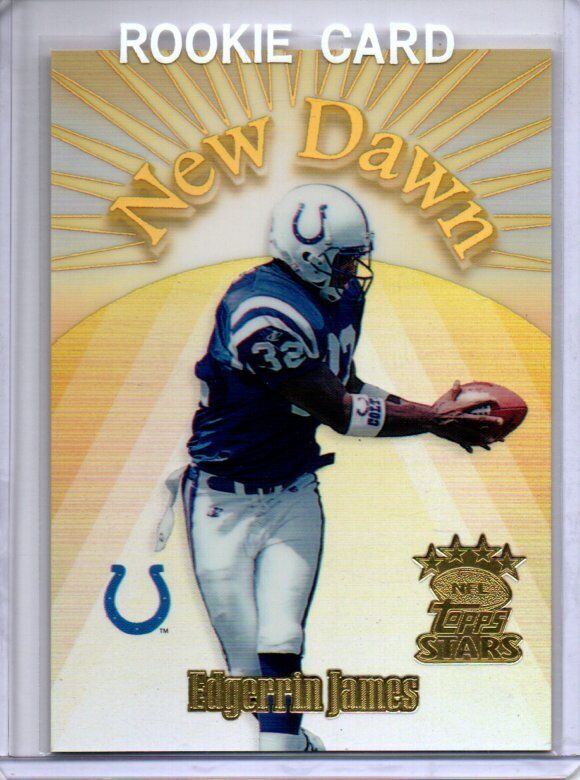 EDGERRIN JAMES 1999 TOPPS NEW DAWN TOPPS STARS ROOKIE RC #D 787/1000