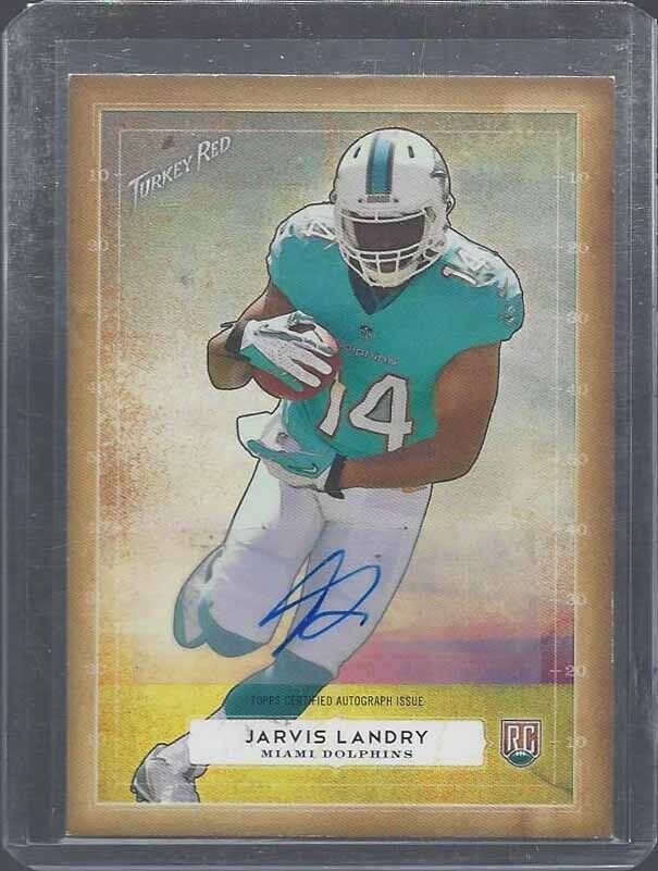 JARVIS LANDRY 2014 TOPPS TURKEY RED ROOKIE AUTO RC #2
