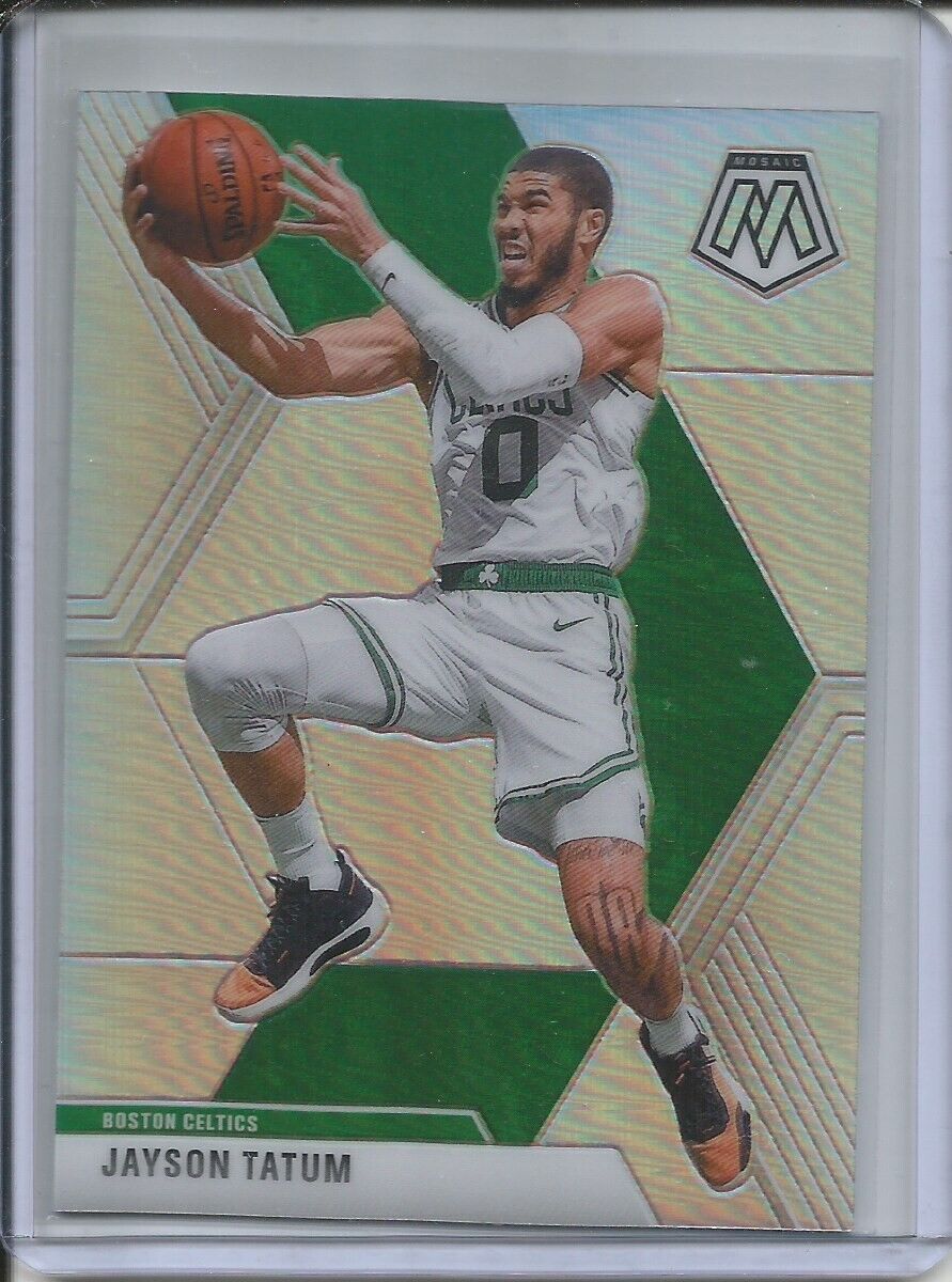 JAYSON TATUM 2019-20 PANINI MOSAIC SILVER PRIZM #79