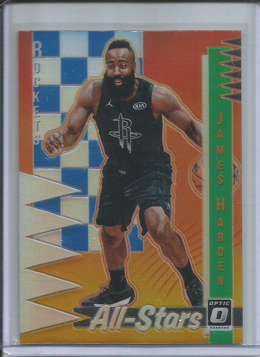 JAMES HARDEN 2018-19 DONRUSS OPTIC ALL-STARS SILVER HOLO PRIZM #11