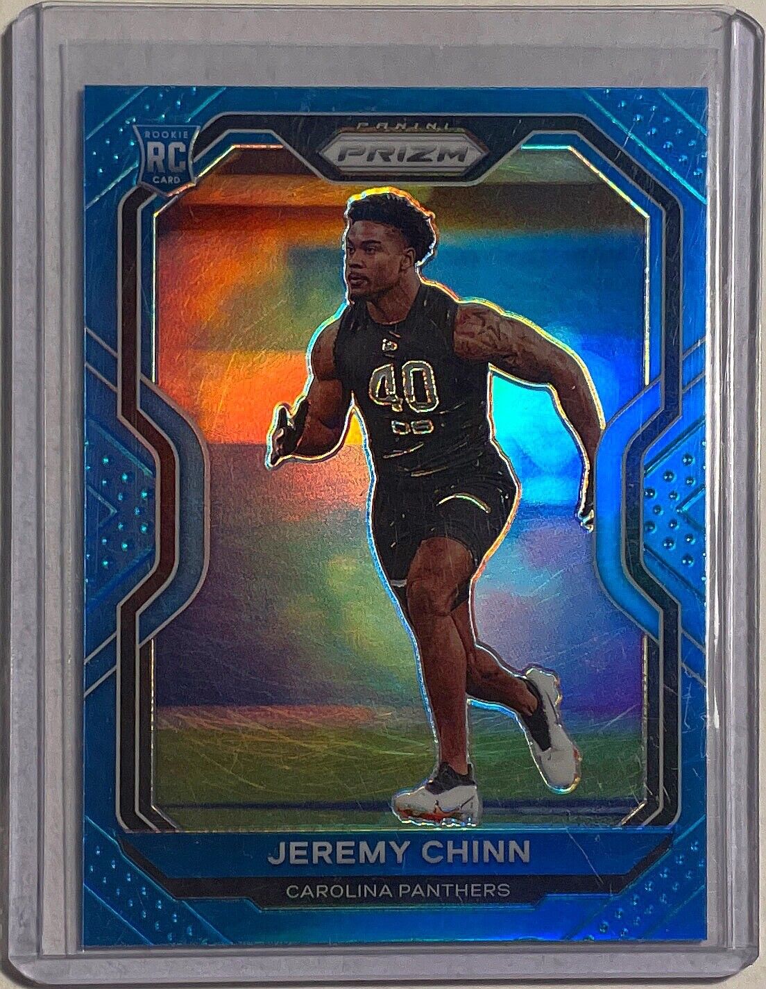 JEREMY CHINN 2020 PANINI PRIZM LIGHT BLUE PRIZM ROOKIE RC #367