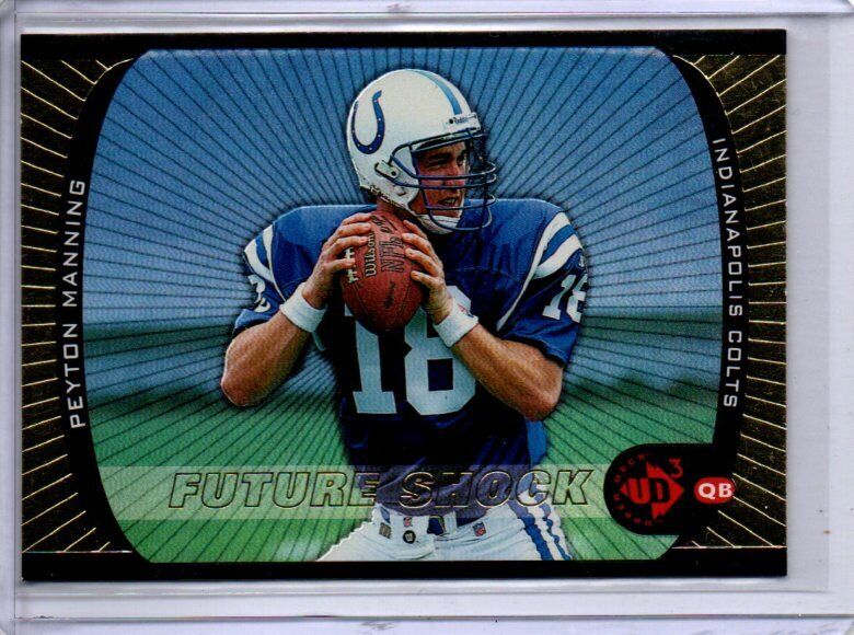PEYTON MANNING 1998 UPPER DECK FUTURE SHOCK UD3 ROOKIE RC #61