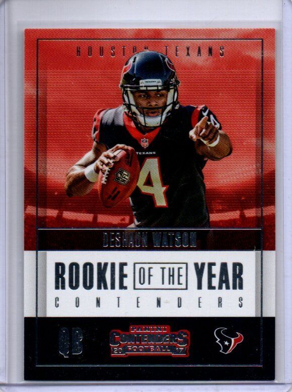 DESHAUN WATSON 2017 PANINI CONTENDERS ROOKIE OF THE YEAR RC #RY-2