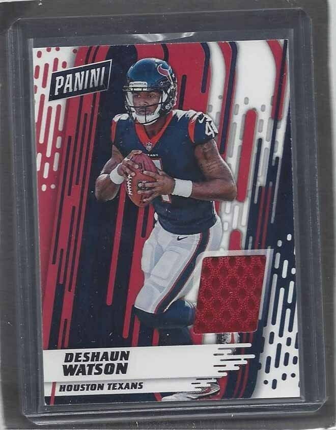 DESHAUN WATSON 2017 PANINI DAY ROOKIE JERSEY RC #8