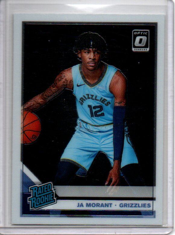 JA MORANT 2019-20 PANINI DONRUSS OPTIC TRUE ROOKIE RC #168