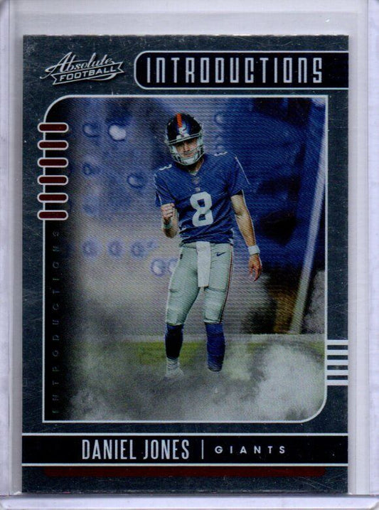 DANIEL JONES 2019 PANINI ABSOLUTE INTRODUCTIONS ROOKIE RC #3