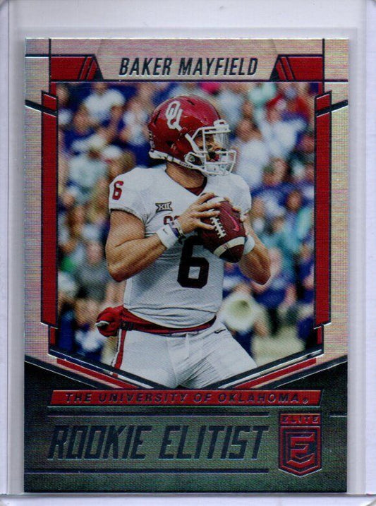 BAKER MAYFIELD 2018 PANINI DONRUSS ELITE ROOKIE ELITIST ROOKIE RC #RE-4