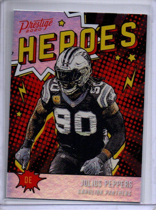 JULIUS PEPPERS 2020 PANINI PRESTIGE HEREOS #HE-JP