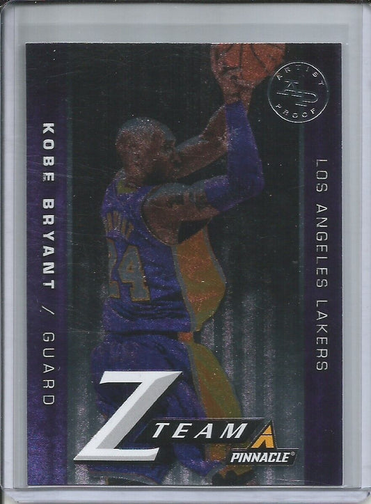 KOBE BRYANT 2013-14 PANINI PINNACLE Z TEAM ARTIST PROOF LAKERS #1