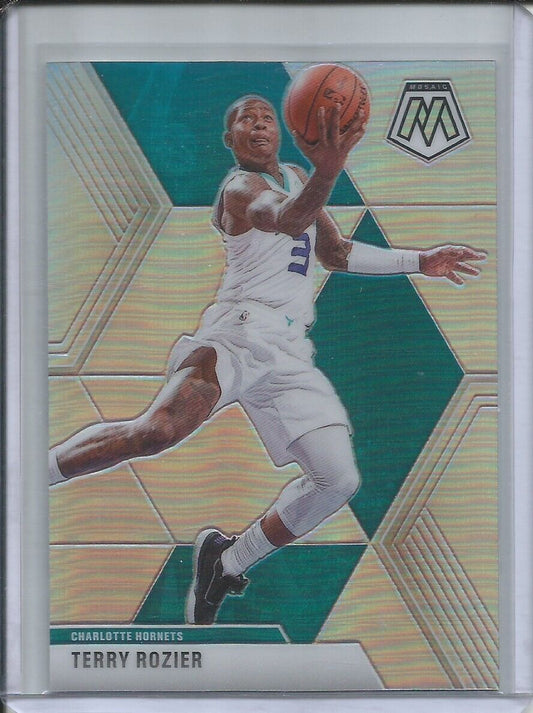 TERRY ROZIER 2019-20 PANINI MOSAIC SILVER PRIZM HORNETS #72