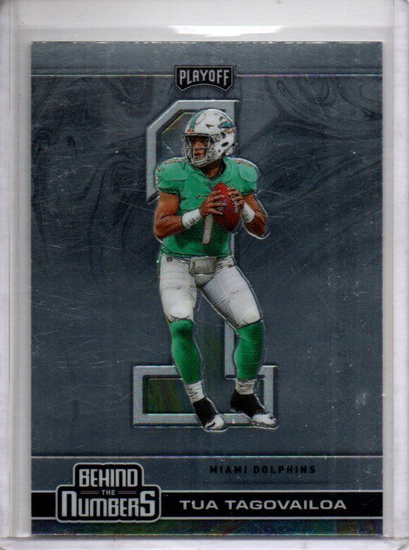 TUA TAGOVAILOA 2020 PANINI PLAYOFF BEHIND THE NUMBERS ROOKIE RC #BTN-25