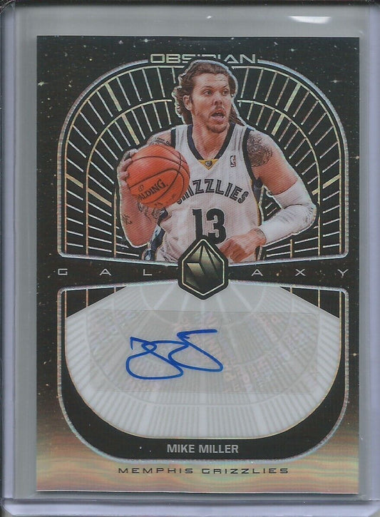MIKE MILLER 2019-20 PANINI OBSIDIAN GALAXY AUTOGRAPH AUTO #D 2/99