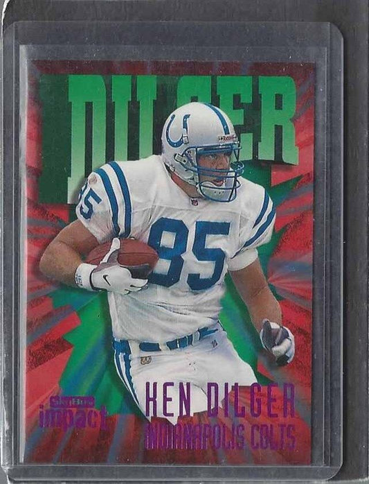 KEN DILGER 1997 SKYBOX IMPACT RAVE #D 27/150