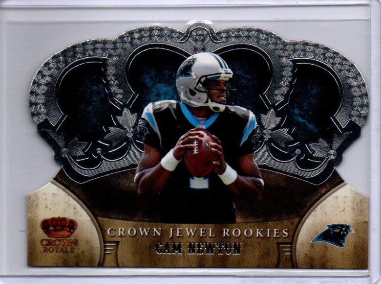 CAM NEWTON 2011 PANINI CROWN JEWEL ROOKIES DIE CUT ROOKIE RC #7
