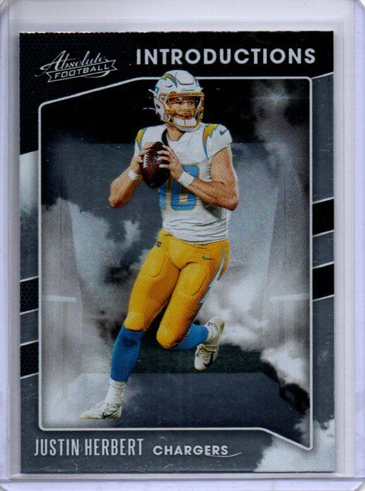 JUSTIN HERBERT 2020 ABSOLUTE INTRODUCTIONS ROOKIE RC #I-JH