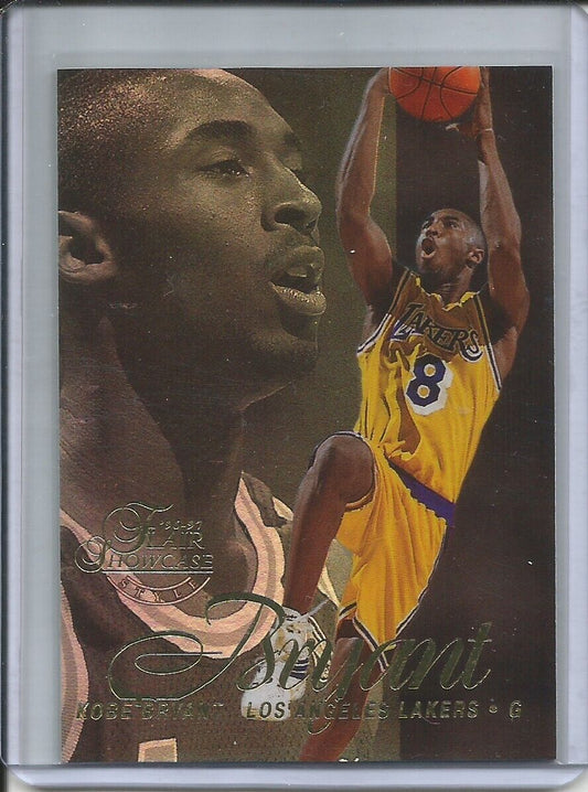 KOBE BRYANT 1996-97 FLAIR SHOWCASE ROW 2 SECTION 1 SEAT 31 ROOKIE RC