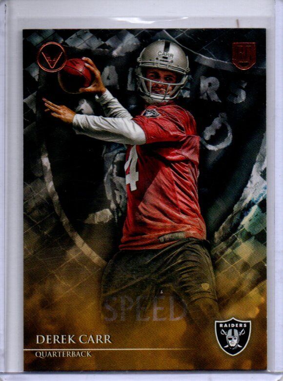 DEREK CARR 2014 TOPPS VALOR SPEED SP ROOKIE RC #12