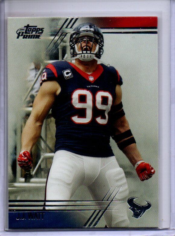 J.J. WATT 2014 TOPPS PRIME SP PHOTO VARIATION SHORT PRINT #37
