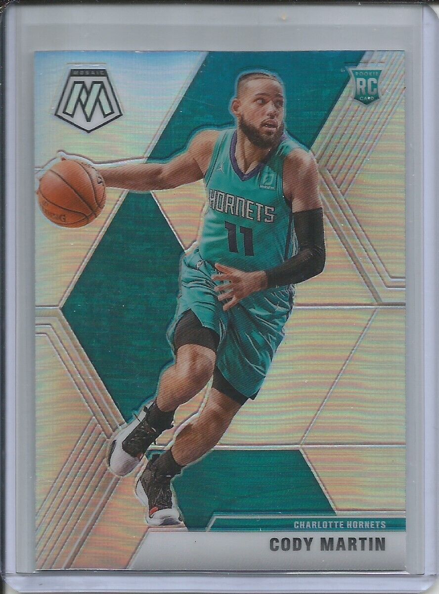 CODY MARTIN 2019-20 PANINI MOSAIC SILVER PRIZM ROOKIE RC HORNETS #240