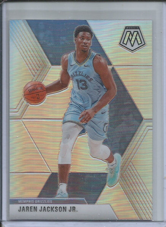 JAREN JACKSON JR 2019-20 PANINI MOSAIC SILVER PRIZM GRIZZLIES #76