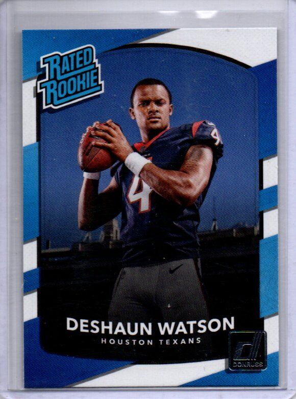 DESHAUN WATSON 2017 PANINI DONRUSS RATED ROOKIE RC #345