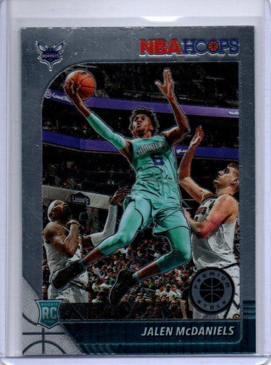 JALEN MCDANIELS 2019-20 PANINI HOOPS PREMIUM STOCK TRUE ROOKIE RC #246