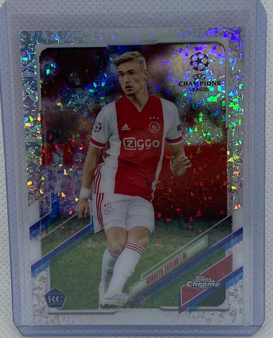 KENNETH TAYLOR 2020-21 TOPPS CHROME CHAMPIONS SPECKLE DIAMOND REFRACTOR RC #57