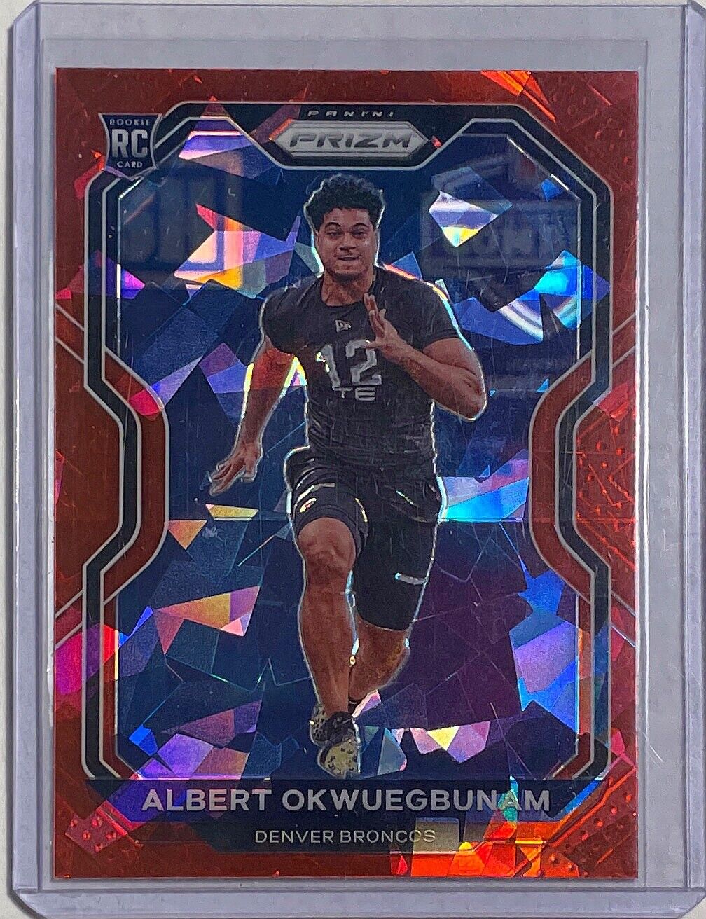 ALBERT OKWUEGBUNAM 2020 PANINI PRIZM RED ICE PRIZM ROOKIE RC #316