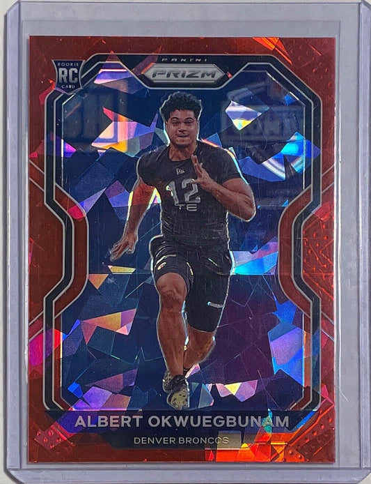 ALBERT OKWUEGBUNAM 2020 PANINI PRIZM RED ICE PRIZM ROOKIE RC #316