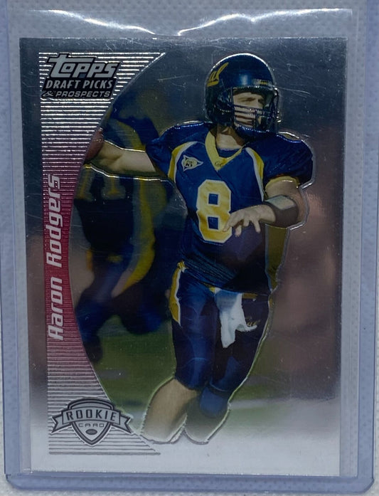 AARON RODGERS 2005 TOPPS DRAFT PICKS DPP CHROME ROOKIE RC #152