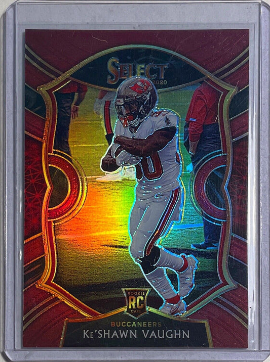 KE'SHAWN VAUGHN 2020 PANINI SELECT CONCOURSE MAROON PRIZM ROOKIE RC #D 034/149