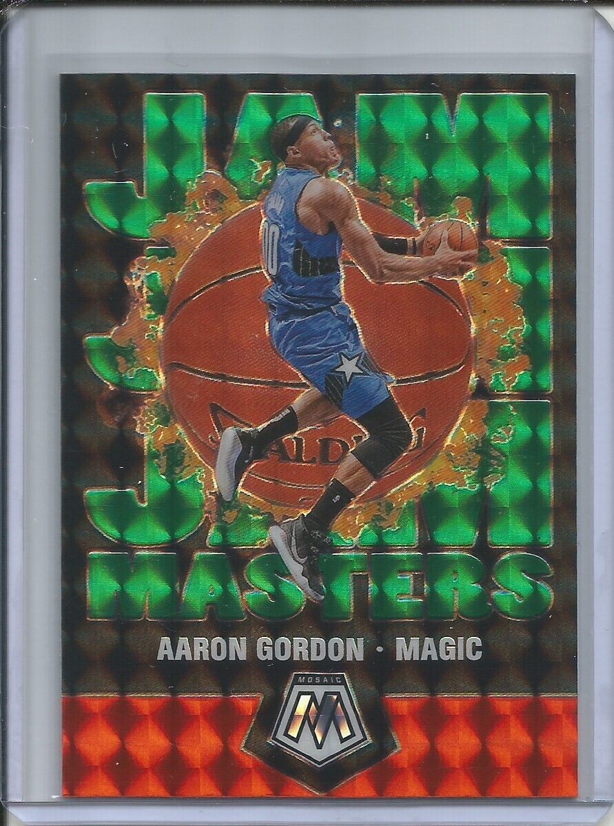 AARON GORDON 2019-20 PANINI MOSAIC JAM MASTERS GREEN PRIZM #6