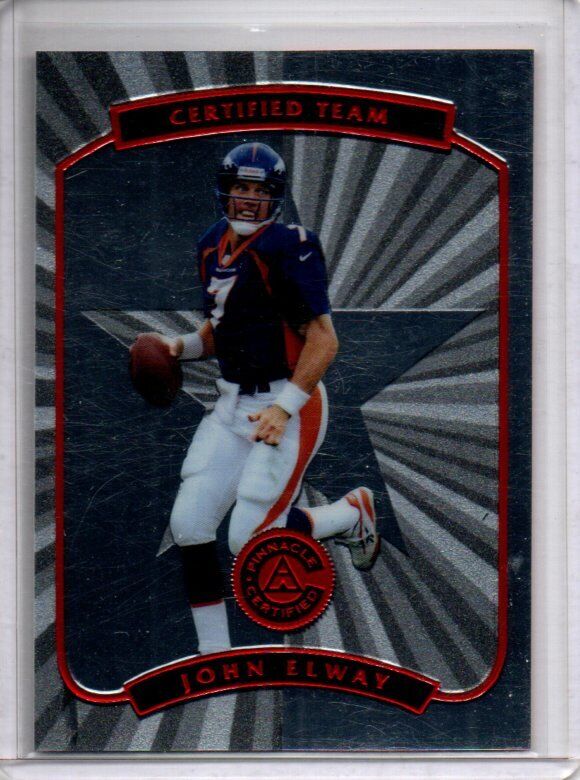 JOHN ELWAY 1997 PINNACLE CERTIFIED TEAM #13