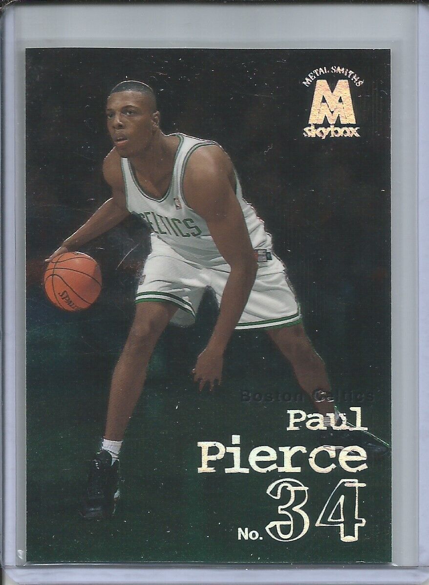 PAUL PIERCE 1999 SKYBOX MOLTEN METAL METALSMITHS ROOKIE RC CELTICS #91