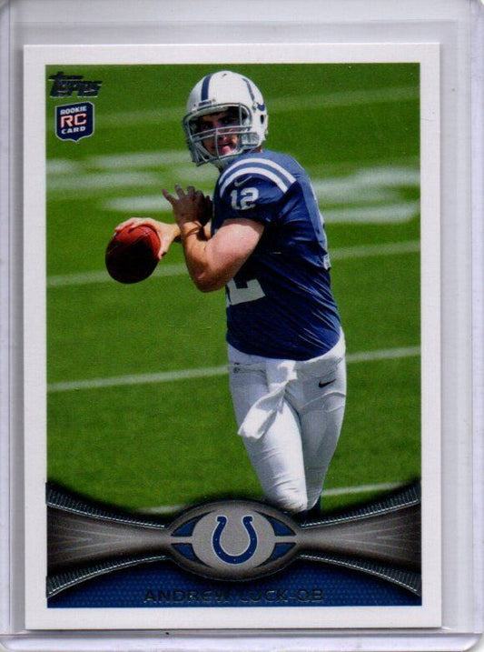 ANDREW LUCK 2012 TOPPS SP PHOTO VARIATION SHORT PRINT ROOKIE RC #140