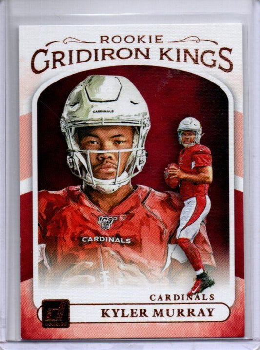 KYLER MURRAY 2019 PANINI DONRUSS ROOKIE GRIDIRON KINGS RC #RGK-1